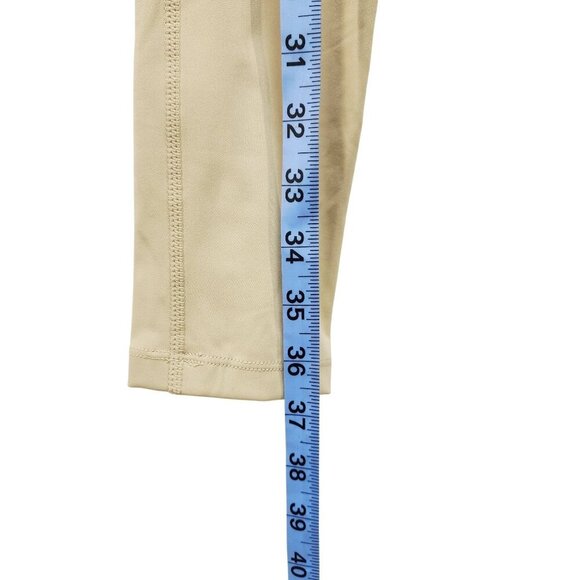 Santiny Womens Beige Riding Pants leggings Size S With Pockets & Stretch - Picture 8 of 12